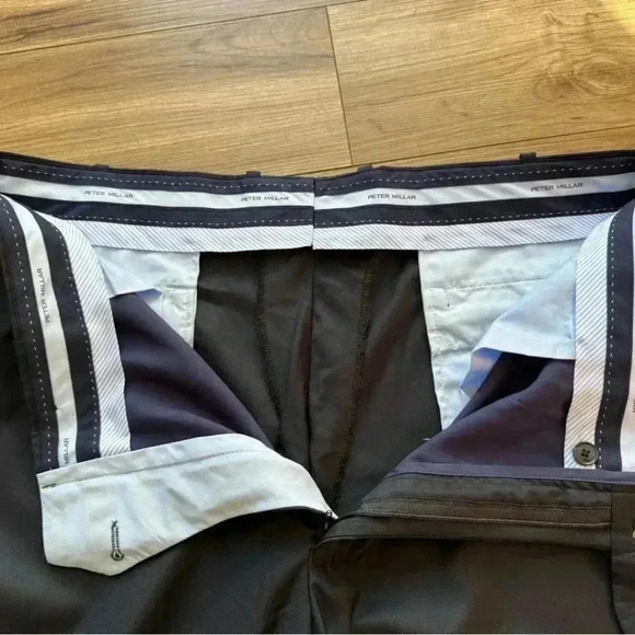 Peter Millar Tailored Wool & Cotton Dress
Pants Men’s 40x28 new Navy Blue - Picture 4 of 11